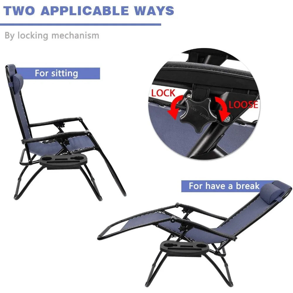 Zero Gravity Chair Patio Folding Lawn Chair