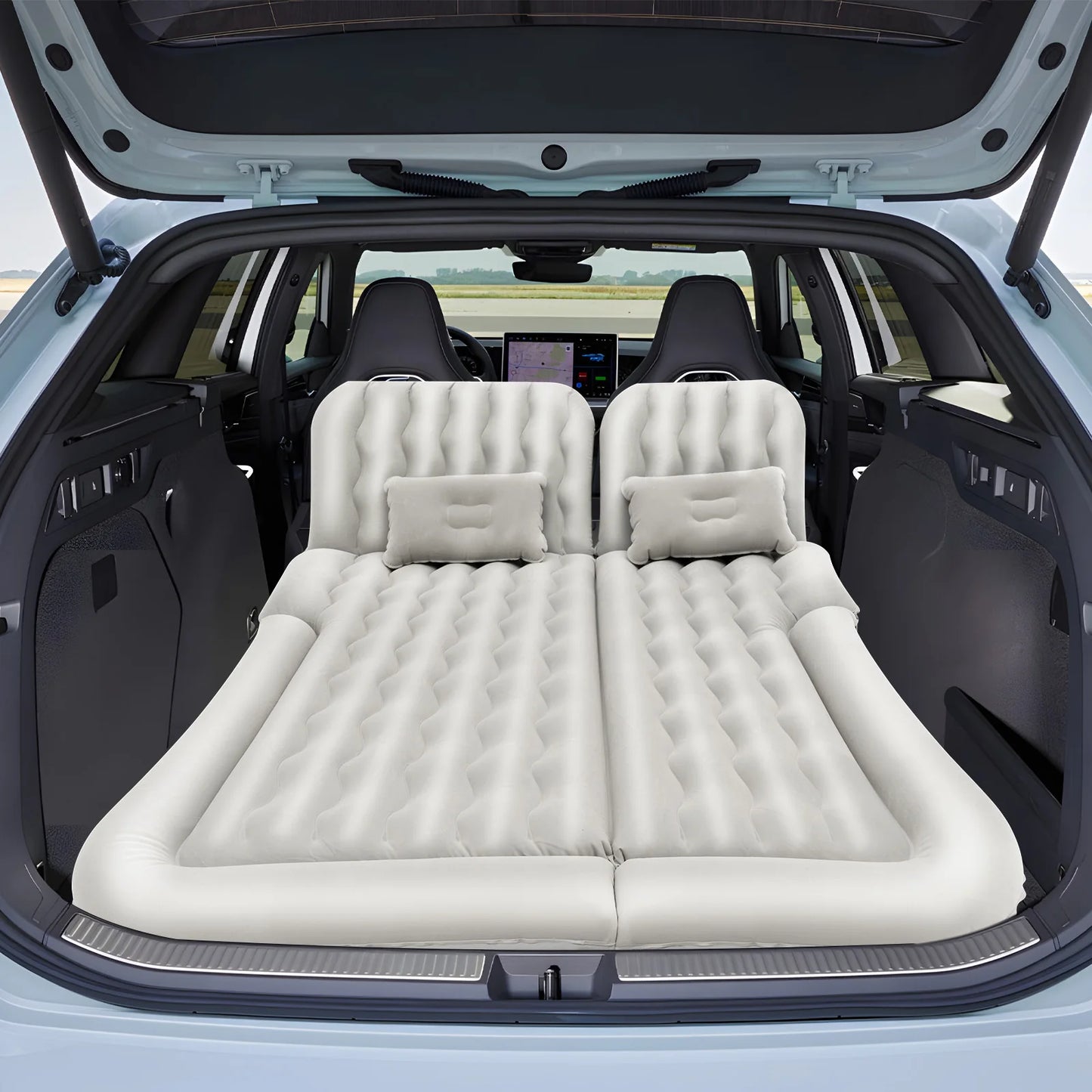 Inflatable Bed with Headrest