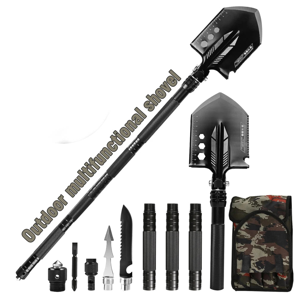 Survival Tactical Multifunctional Shovel Folding Tools