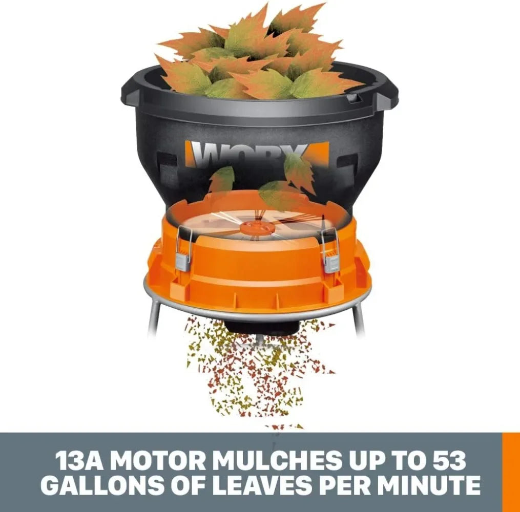 Portable 13 Amp Electric Leaf Mulcher