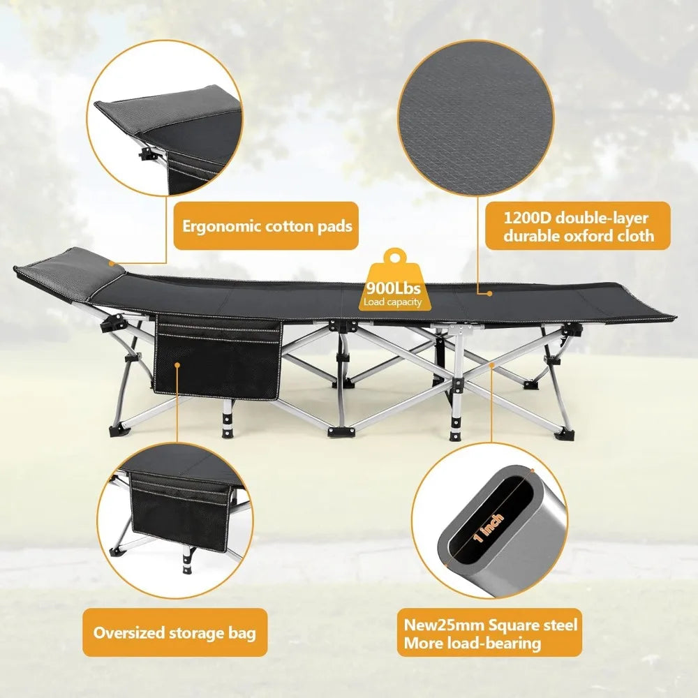 Camping Bed, Lightweight, Heavy-duty Adult