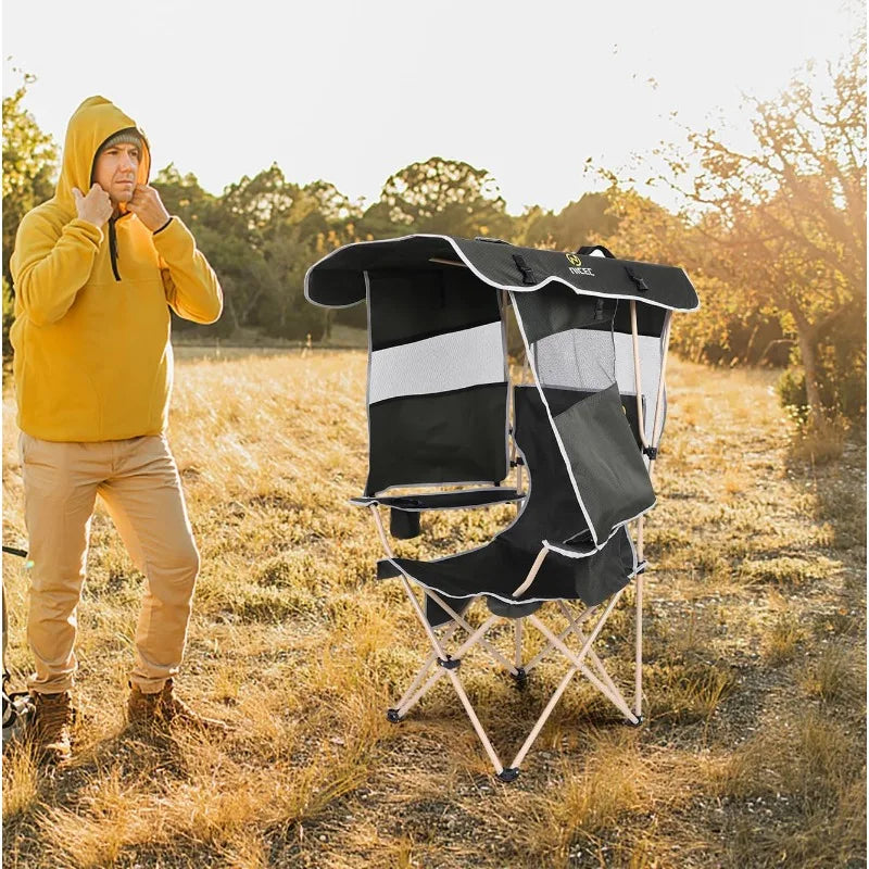 Folding Chair with Detachable Canopy