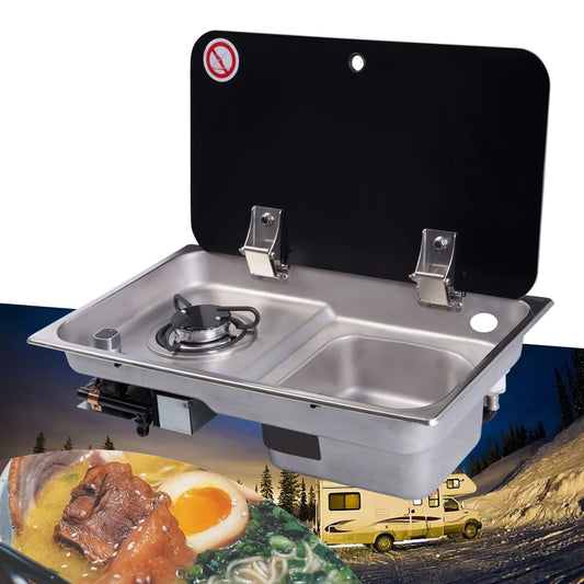 1 Burner Gas Stove and Sink Combo