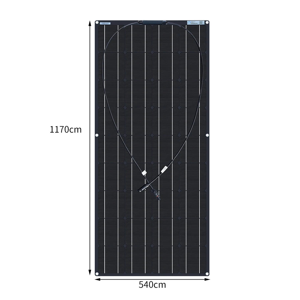 120W 18V flexible  solar panels 240W RV 12v Battery solar power generators