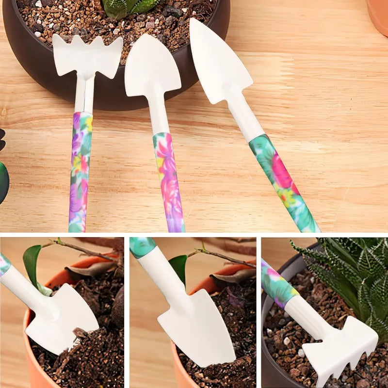 Garden Hand Tools with Carrying Case