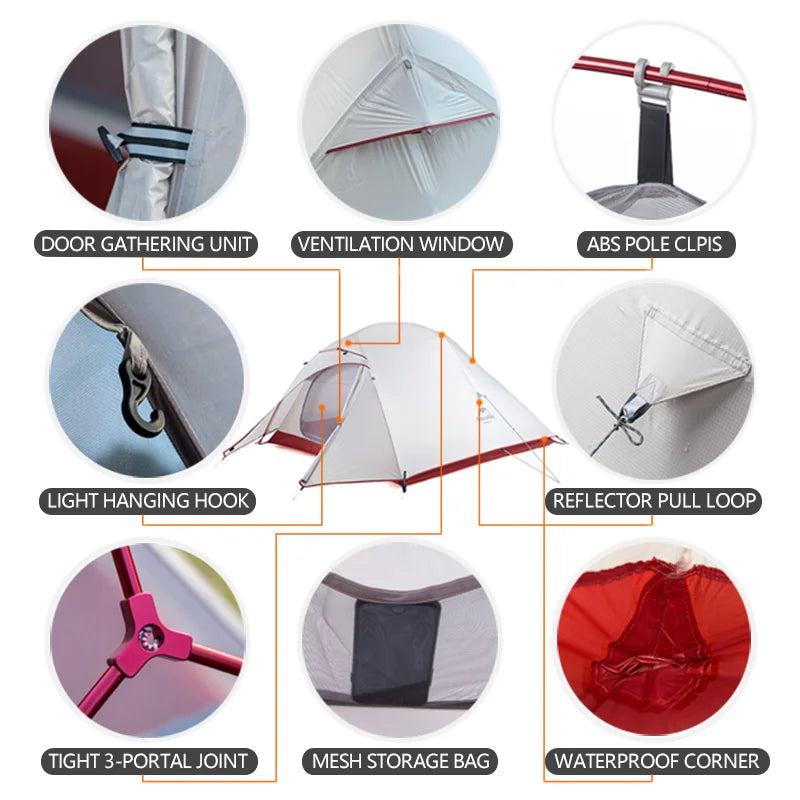 3 Person Ultralight Waterproof Tent