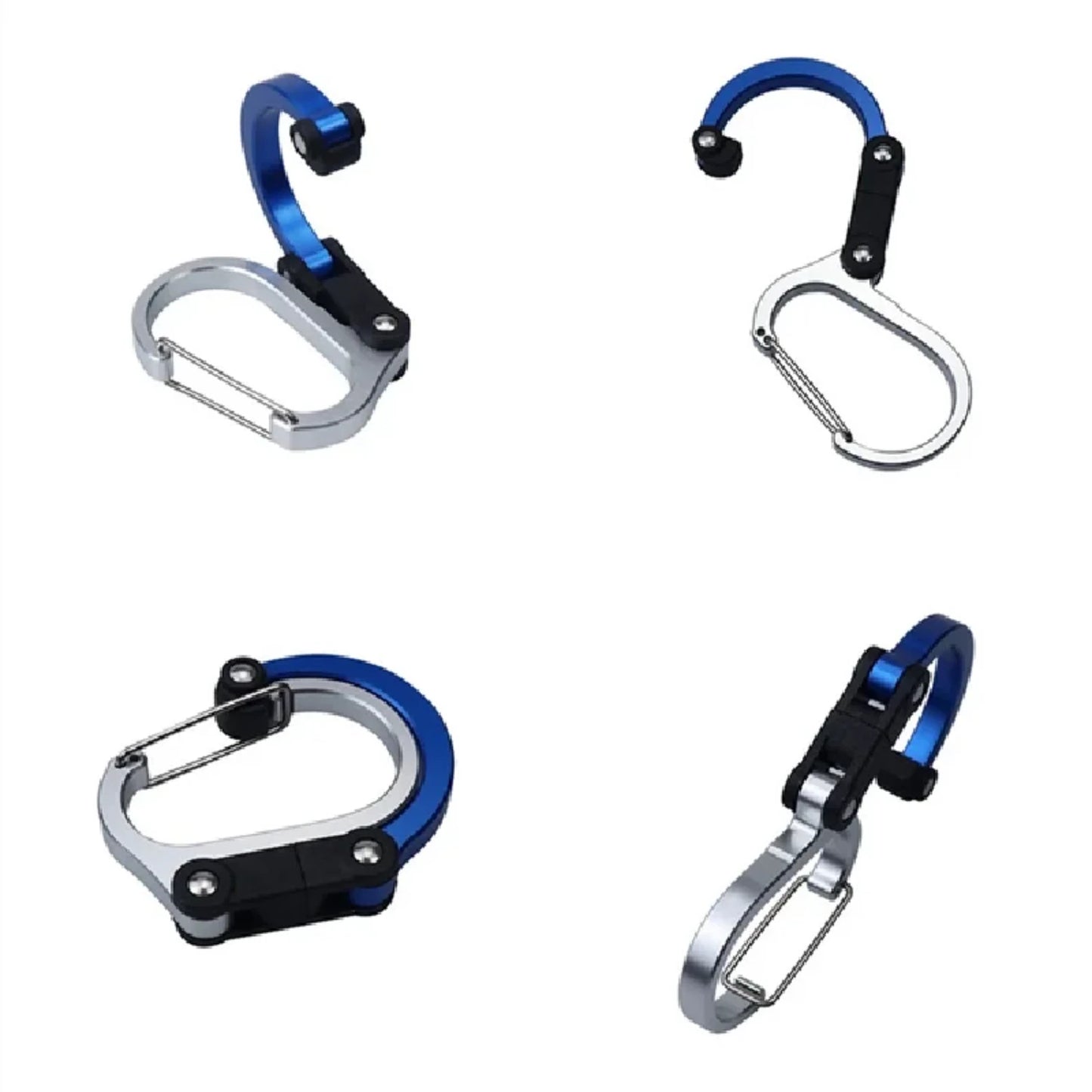 Carabiner Hybrid Gear Clip Rotating Hook Strong Clips