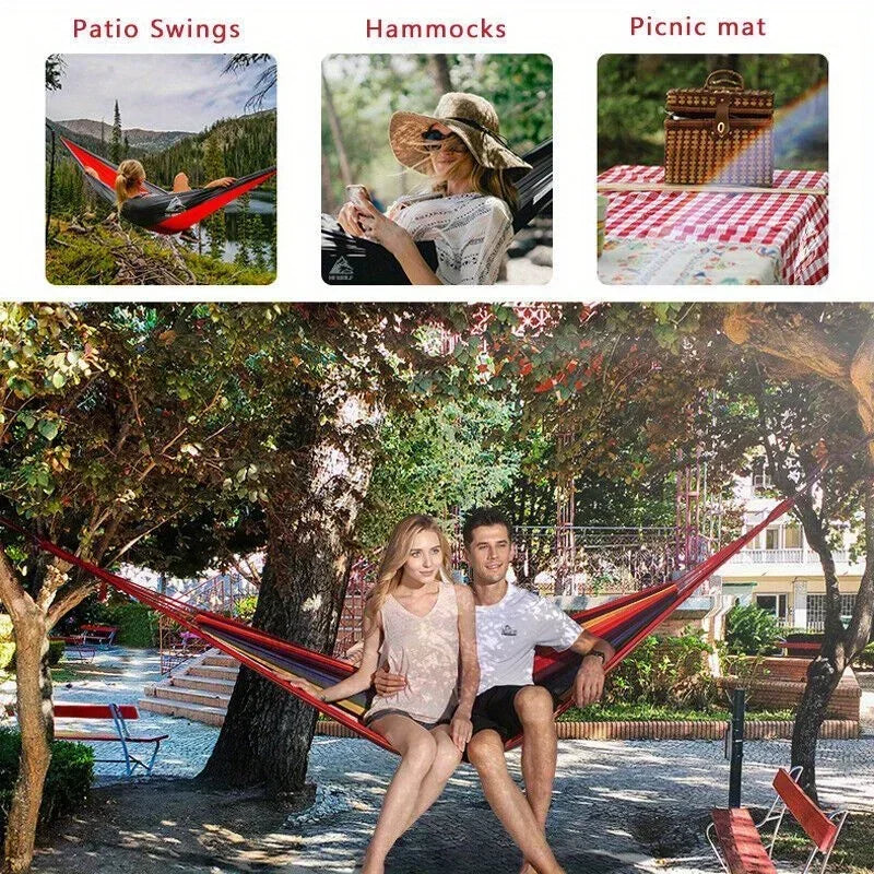 2 Persons Double Camping Hammock