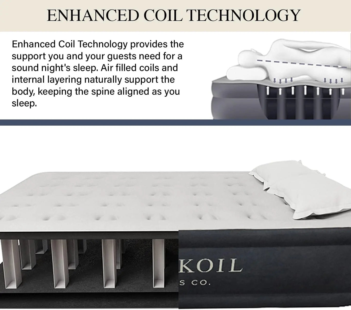 Pillow Top King Air Mattress with Built-in Pump