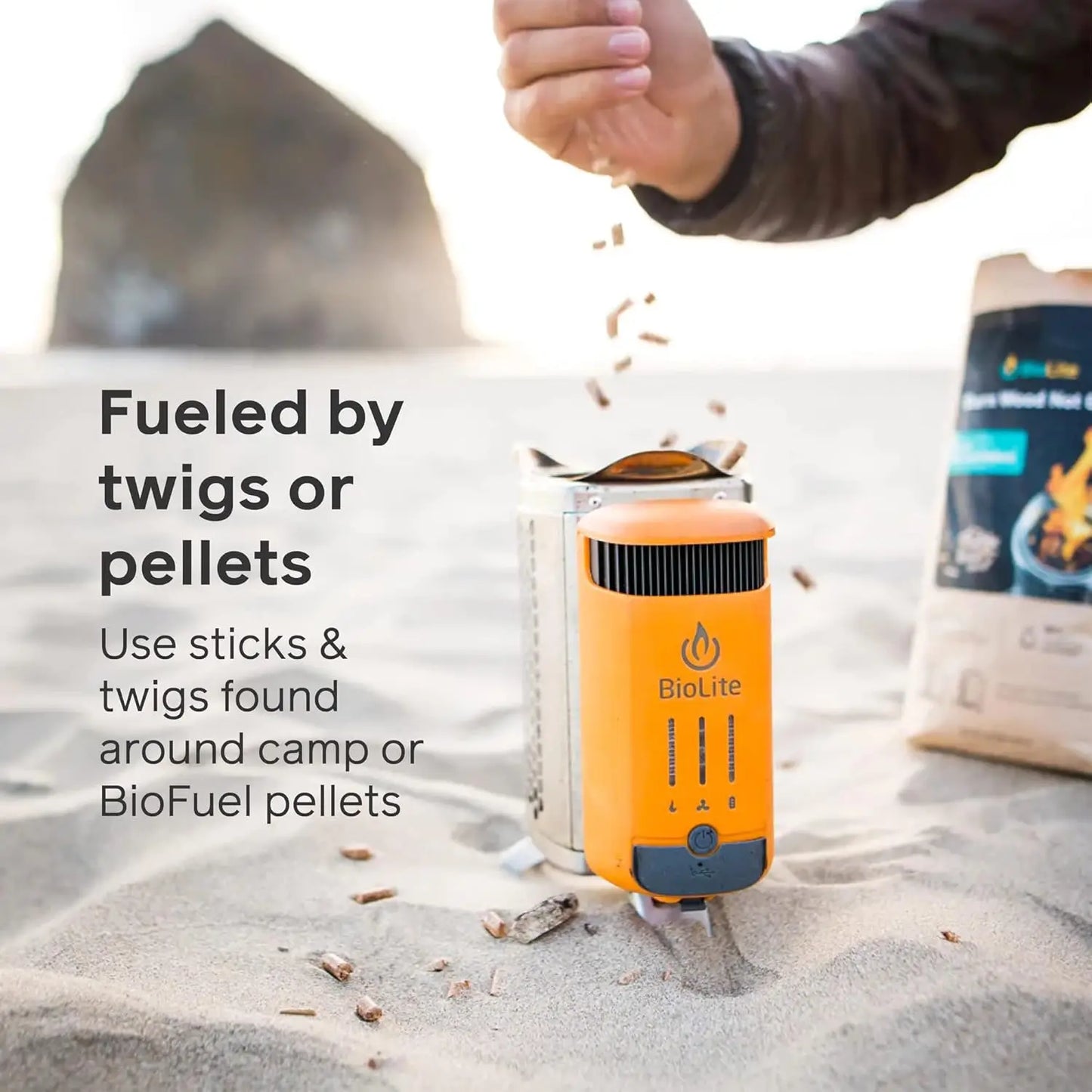 Wood Burning, Electricity Generating & USB Charging Camp Stove