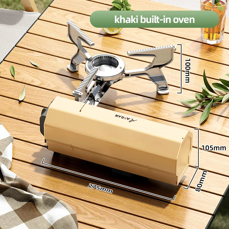 Portable Integrated Card Gas Stove for Camping & Hiking