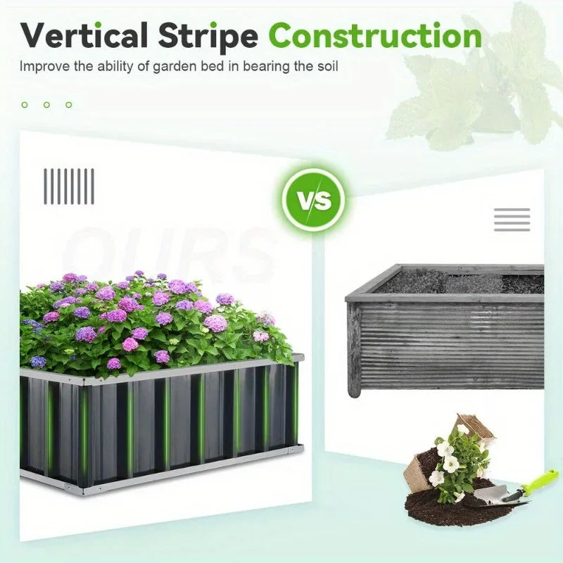 Elevated Raised Planter Flower/Vegetable Grow Box,