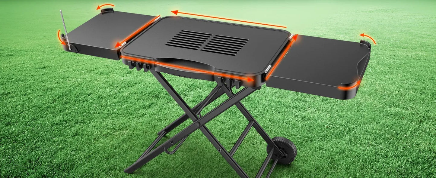 Outdoor Grill Table Cart