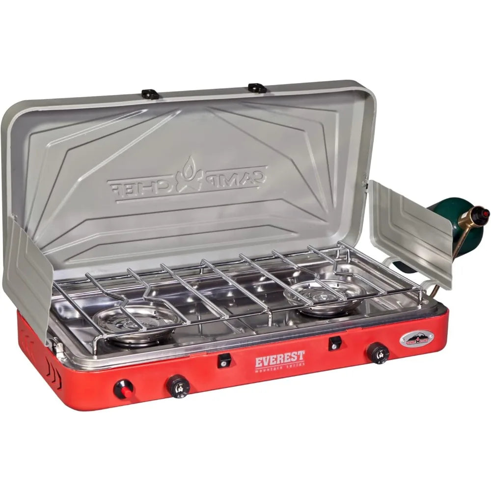 2 Burner Butane Gas Stove/Grill