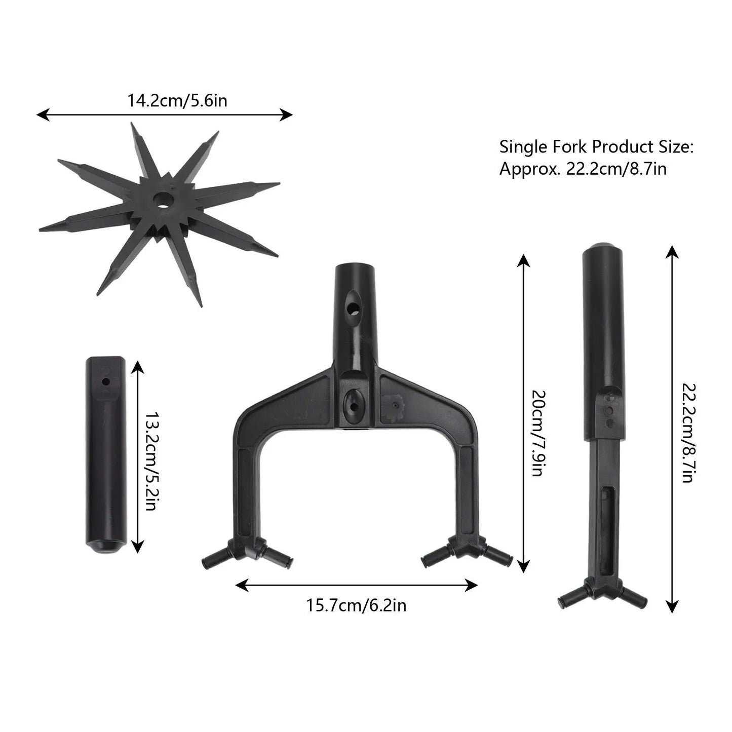 Hand Held Rotary Cultivator Tool Set