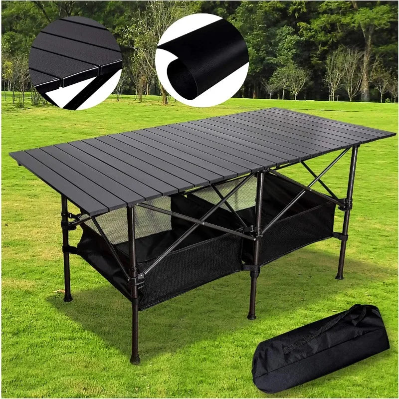 Heavy Duty, Aluminum, Folding Camping Table