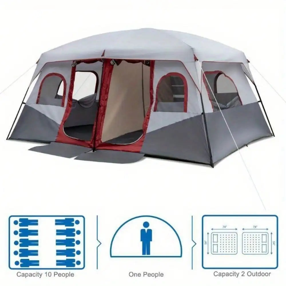 Cabin Tent 10 Person 2 Rooms