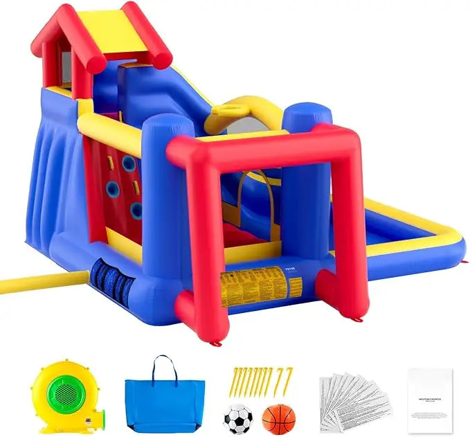 Inflatable Bounce House Playhouse with Blower