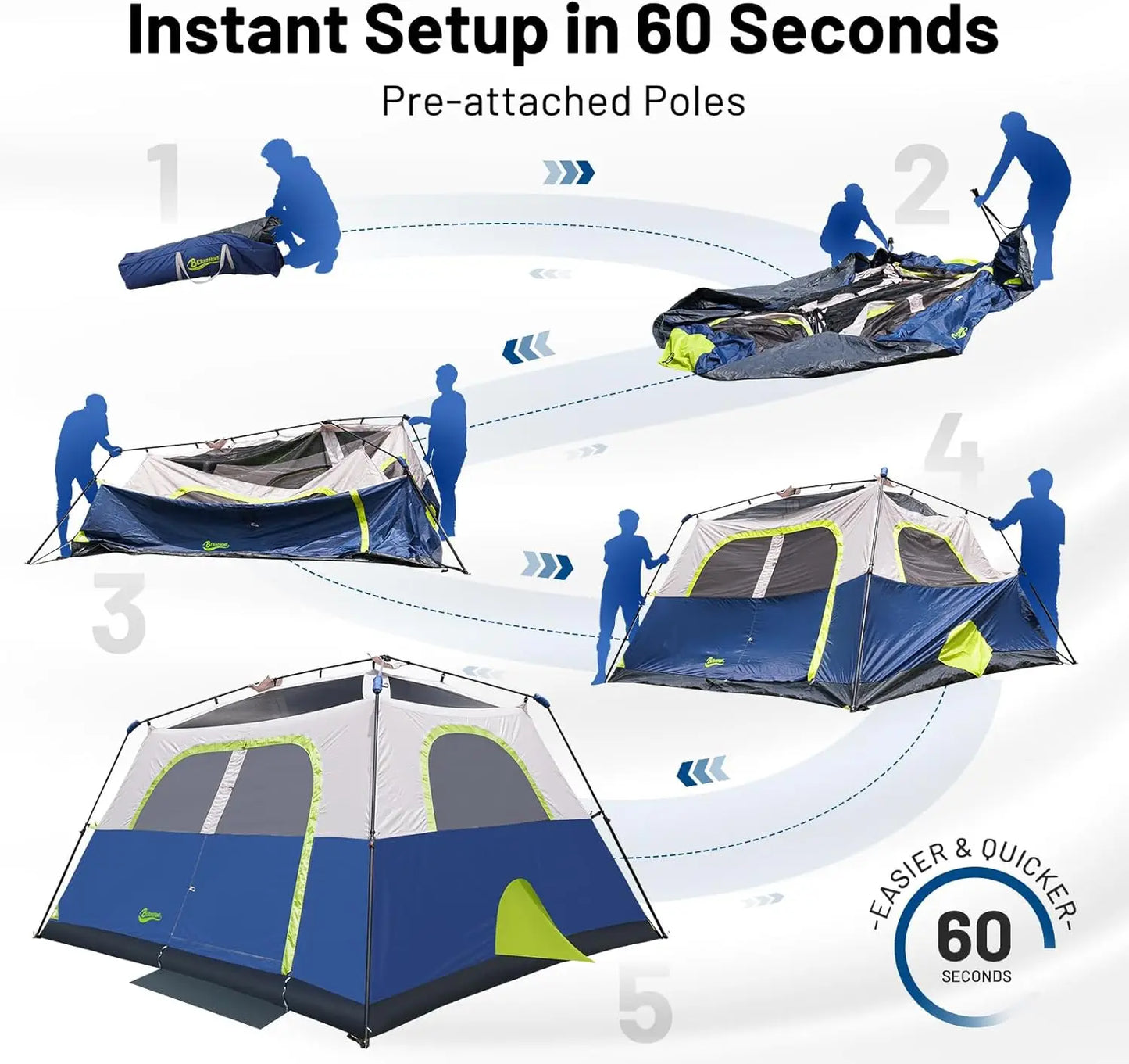 6 Person Cabin Tent,