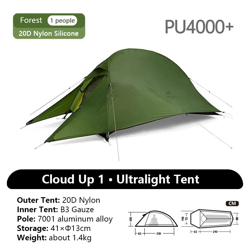 1 Person Tent Ultralight Double Layer