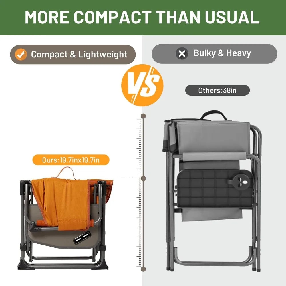 Heavy Duty Camping Chair with Compact Size,