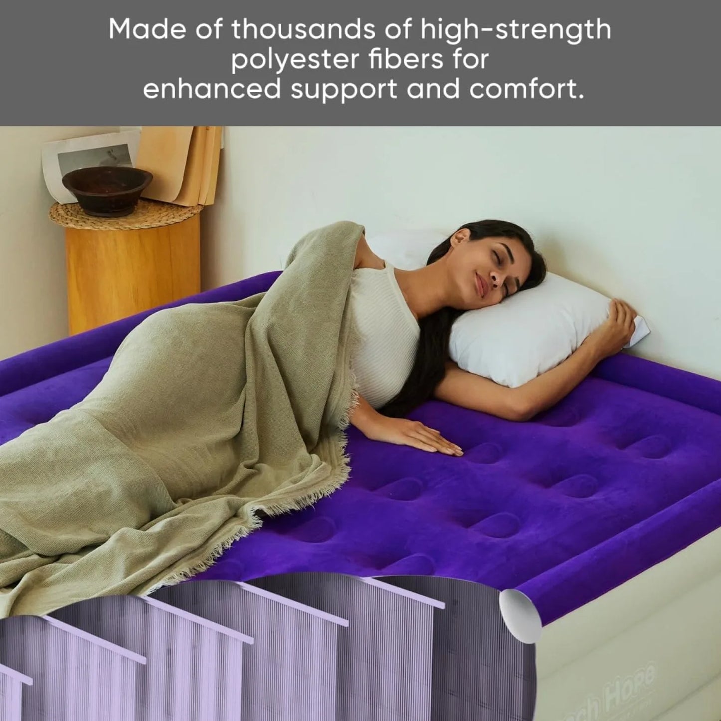 Air Mattress Queen Size with Built-in Pump