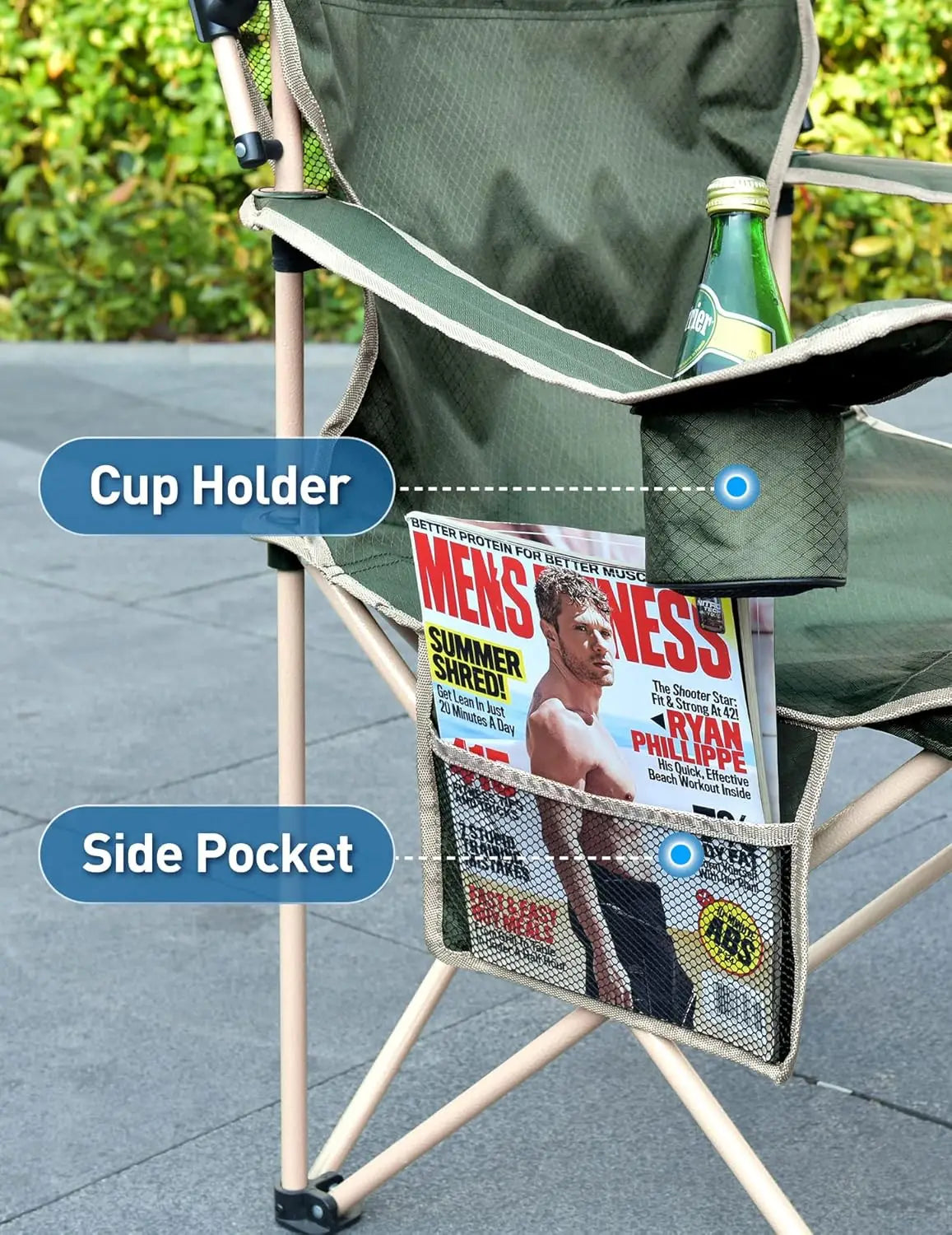 Folding Camping Chair with Canopy