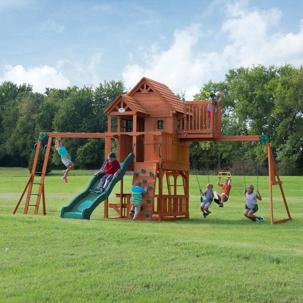 Outdoor children's swing set for kids Age 3-10