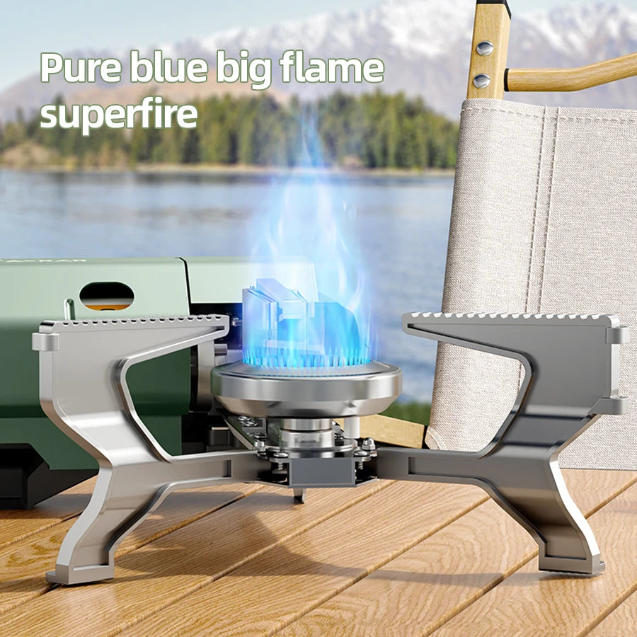 Portable Integrated Card Gas Stove for Camping & Hiking