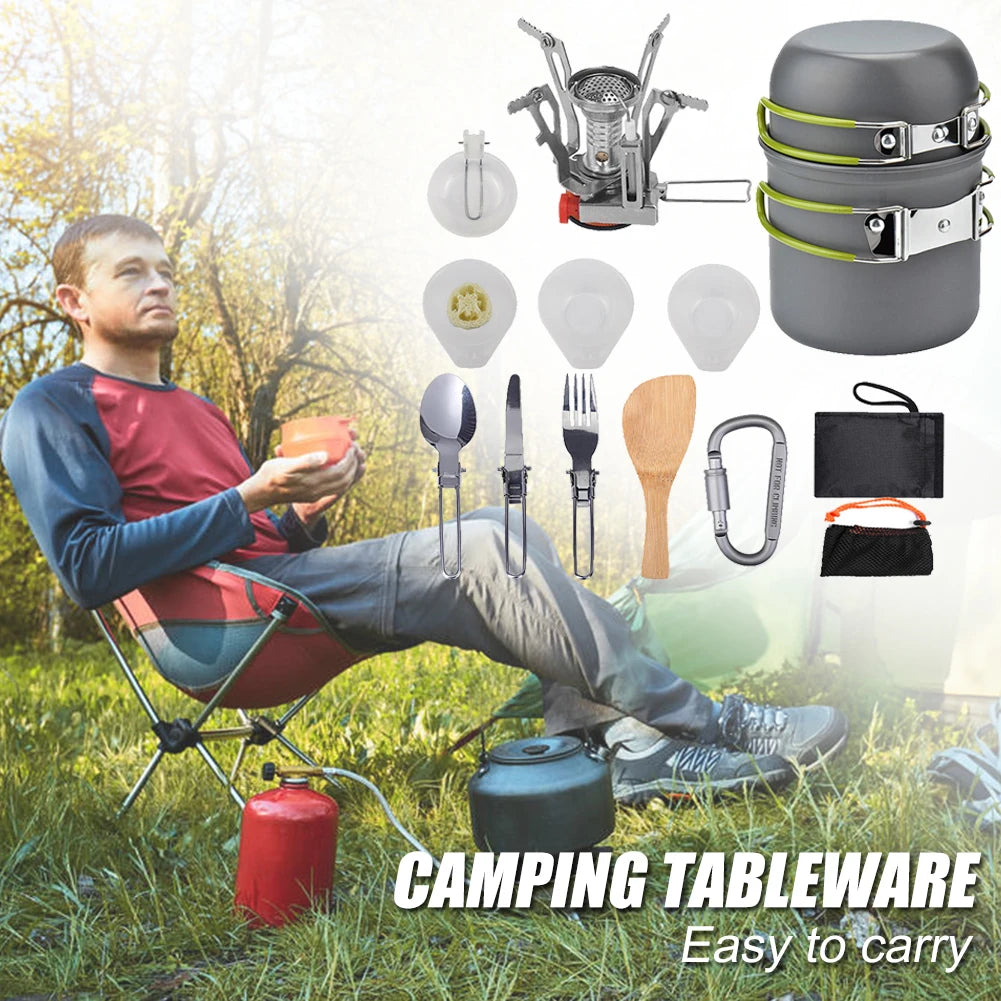 Camping Hiking Cookware /Tableware Set