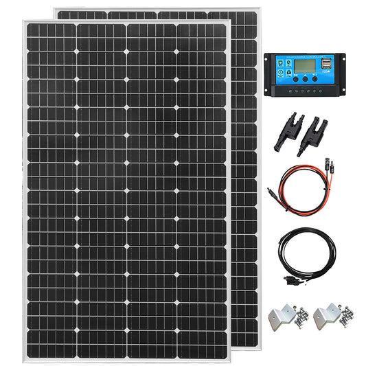 19.8V 200W Glass Rigid Solar Panel