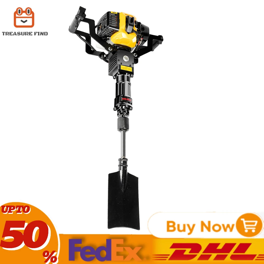 2 Stroke 52cc Portable Garden Tree Digger