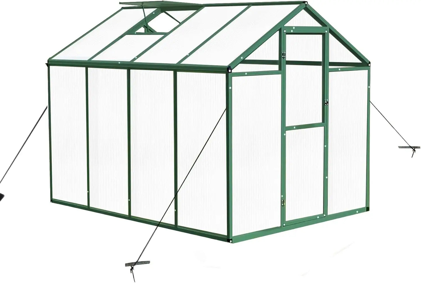 Polycarbonate Greenhouse w/Quick Connector Fast Assembly