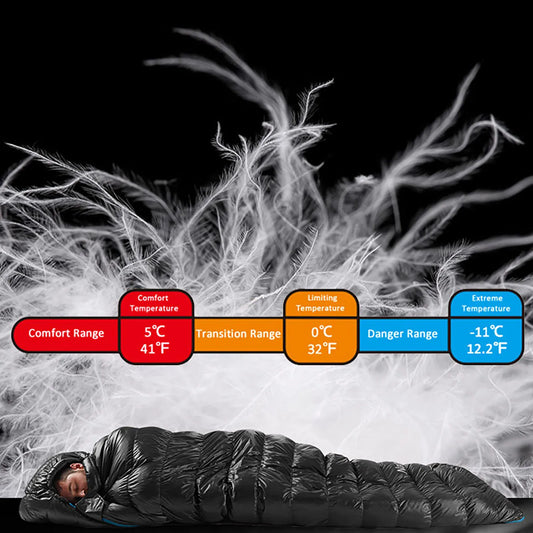 Lightweight Goose Down Winter Warm Sleeping Bag