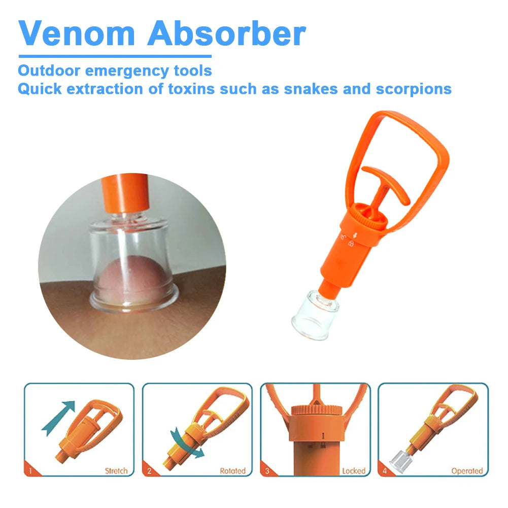 Safety Venom Protector Extractor Snake Mosquito Bee Bite