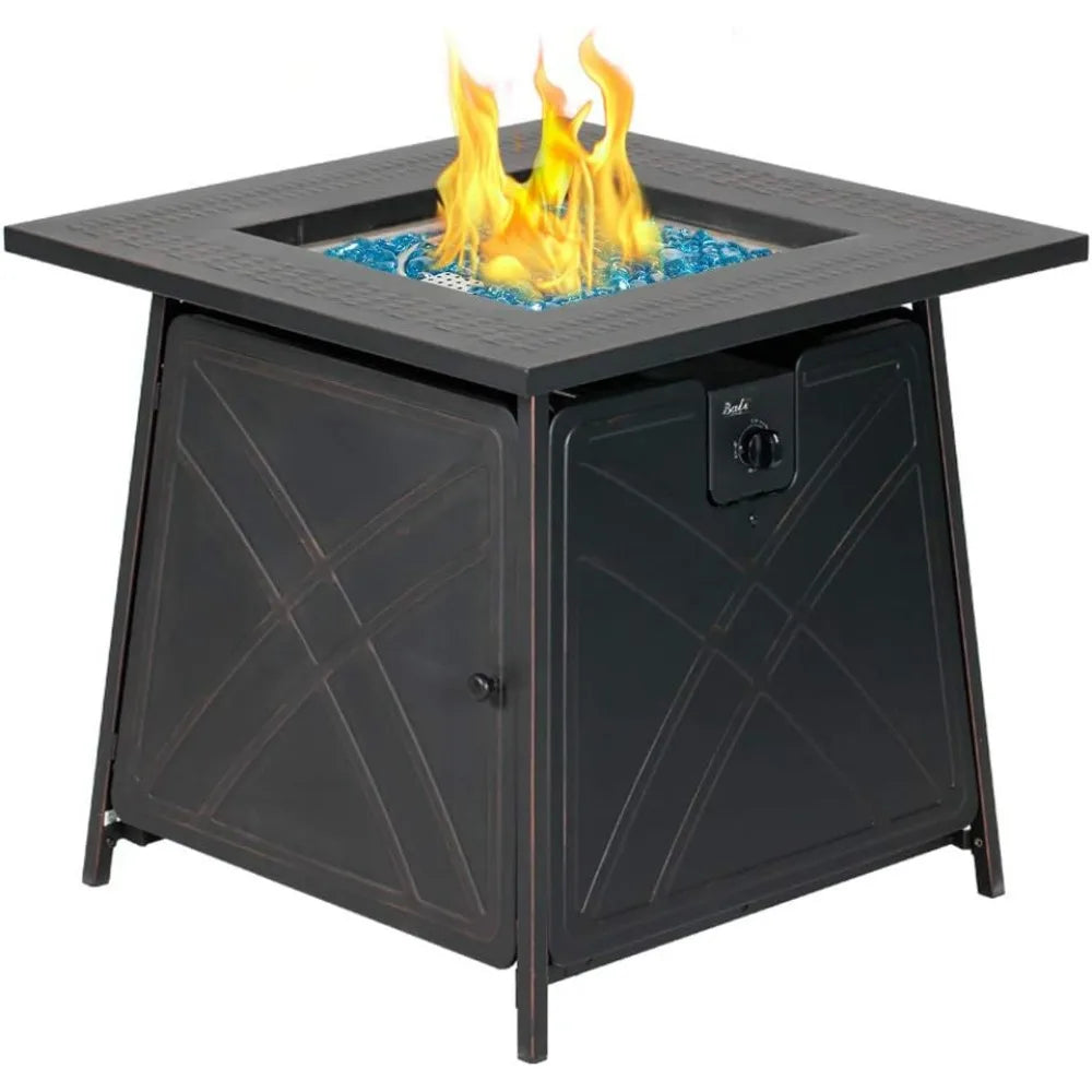 28 Inch 50,000 BTU Propane Fire Pit Table