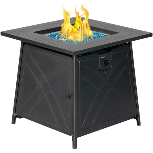 28 Inch 50,000 BTU Propane Fire Pit Table