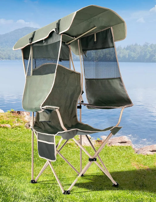 Folding Camping Chair with Canopy