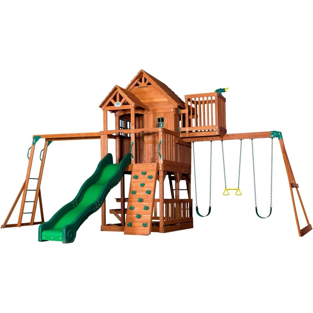 Outdoor children's swing set for kids Age 3-10