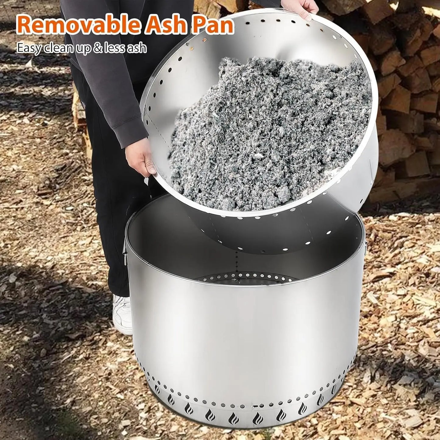 27 Inch Smokeless Firepit