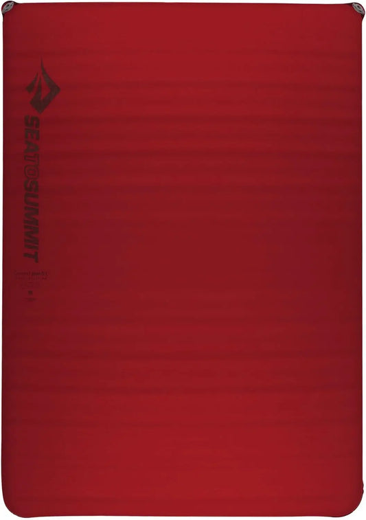 Self-Inflating Foam 2-Person Camping Mattress, Crimson Red