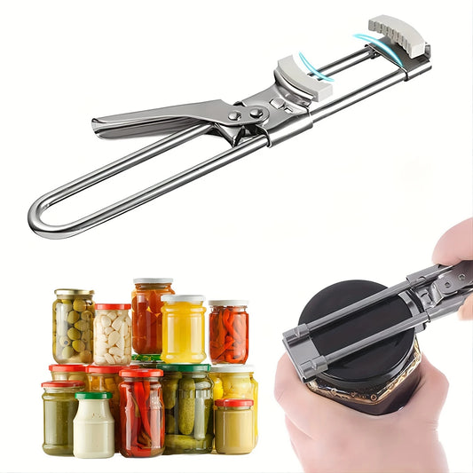 Adjustable Stainless Steel Jar Gripper Tight Lid Opener