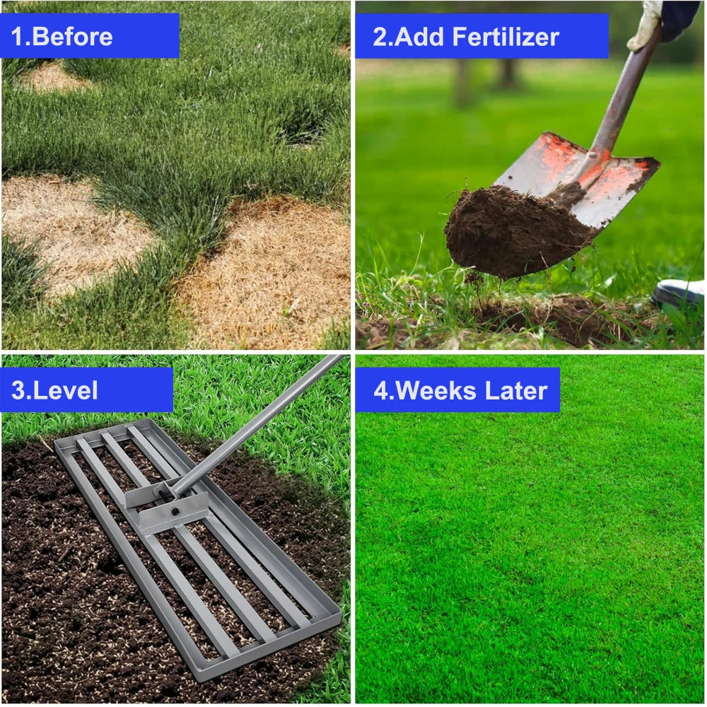 Garden backyard farmland golf course compost sand leveling