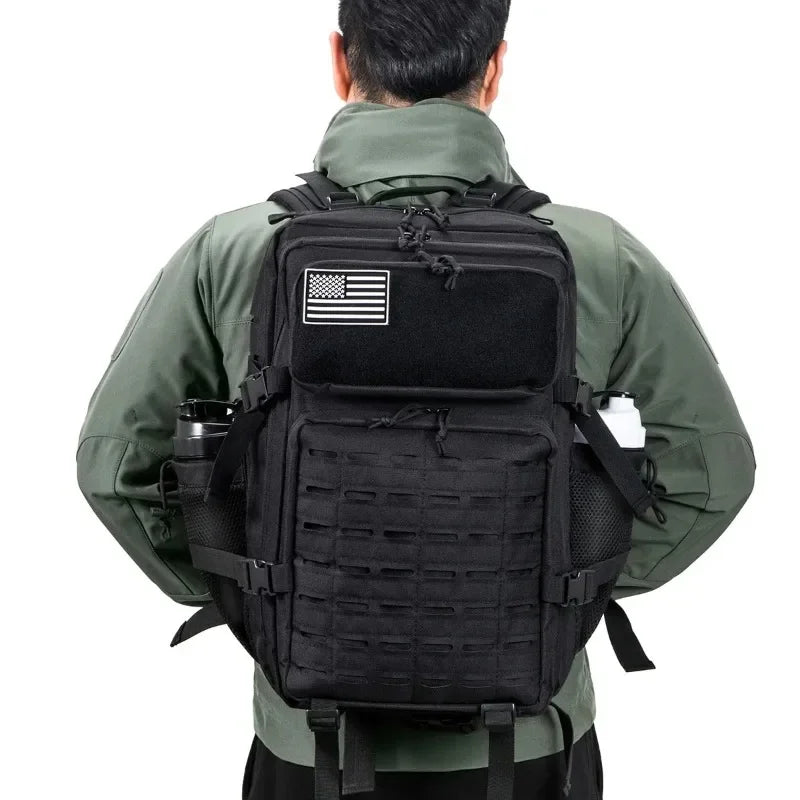 45L Tactical Backpack with Bottle Holder