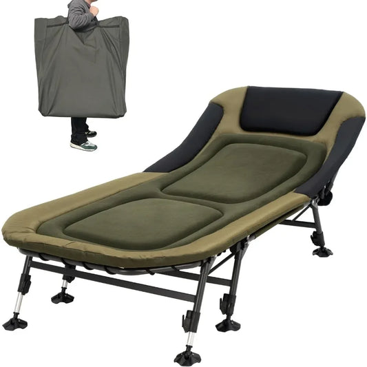 Adult Heavy-duty Folding Bed with Soft Cushion