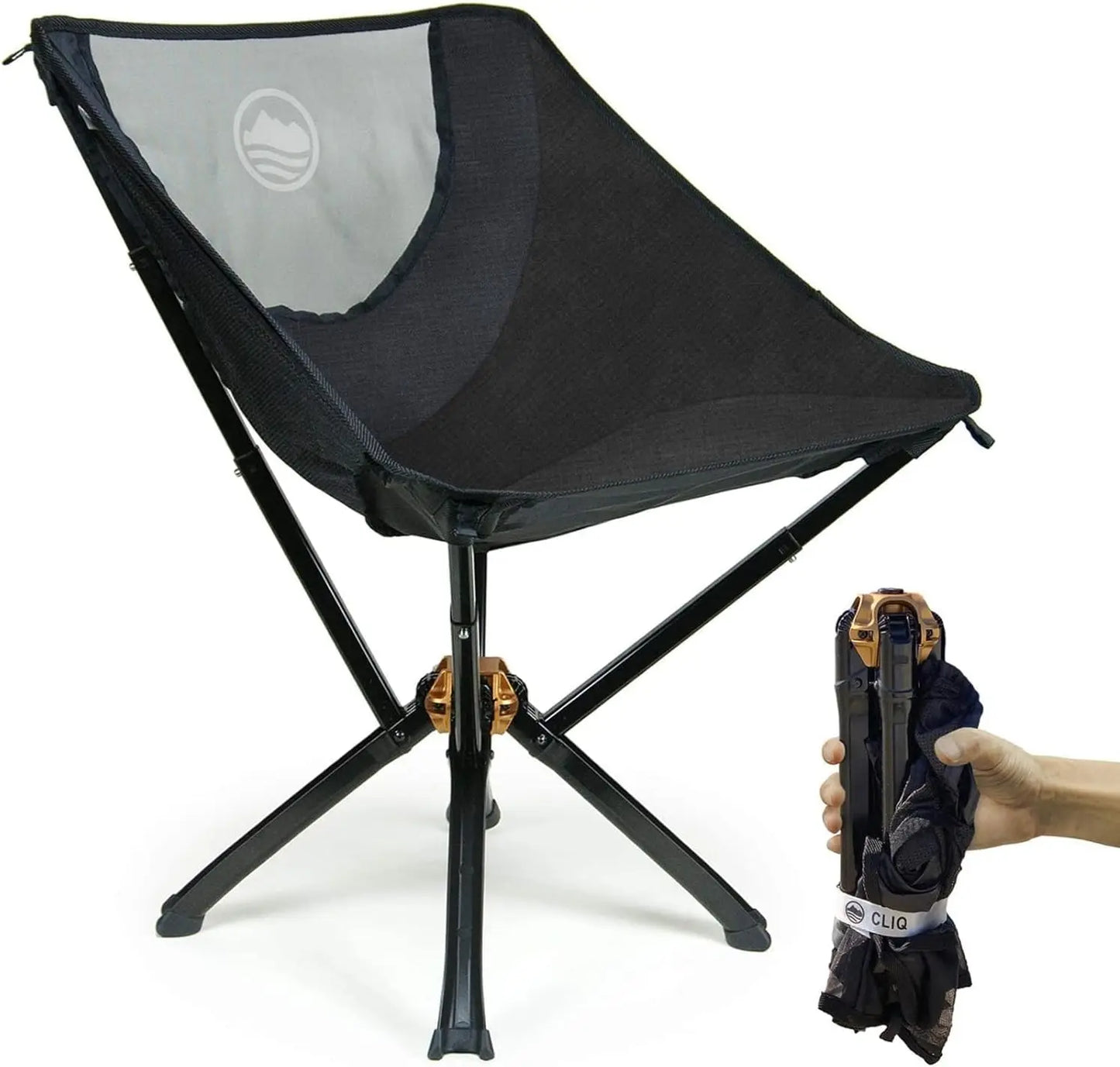 Lightweight Folding Chair for Camping - Supports 300 Lbs