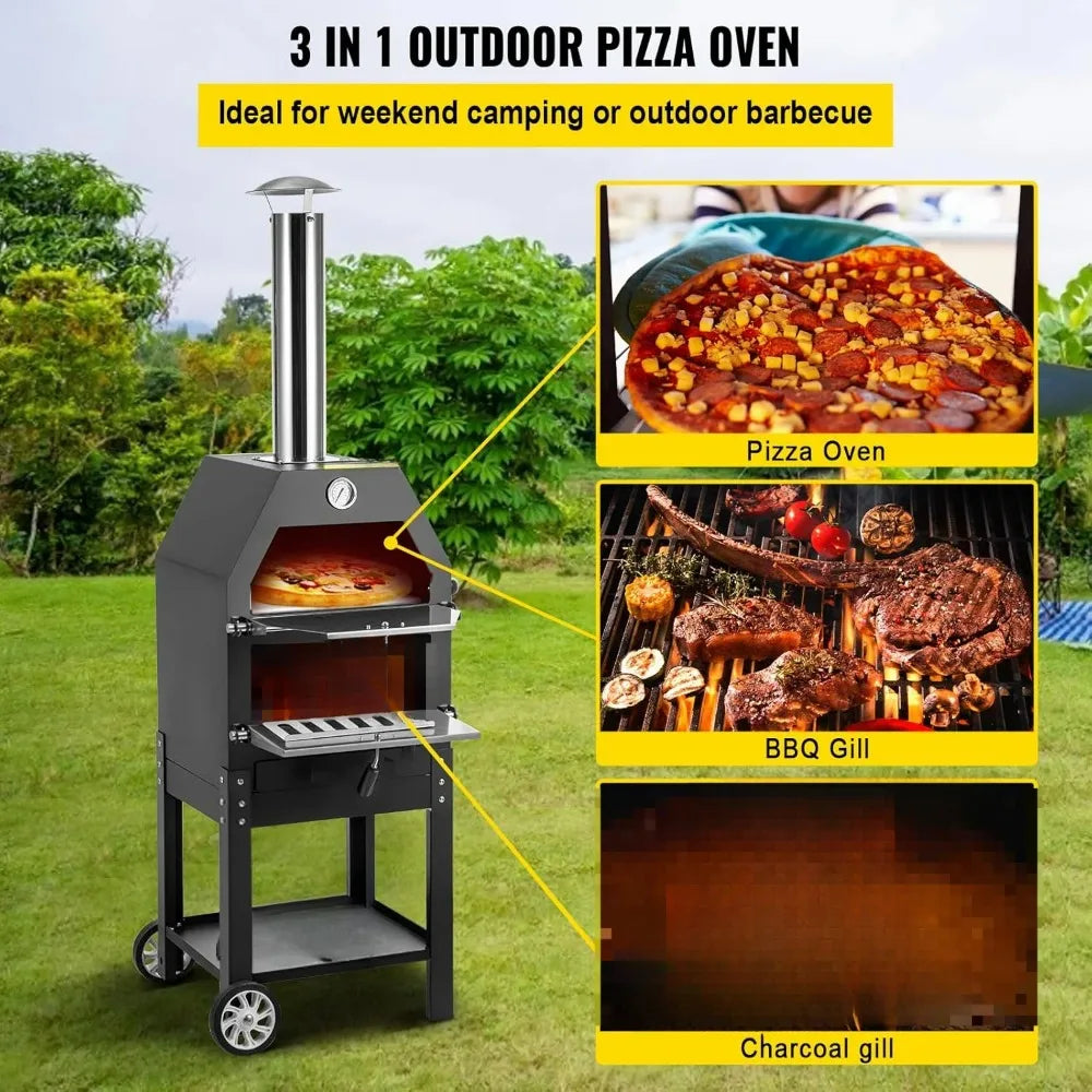 Wood Burning Outdoor Pizza Oven