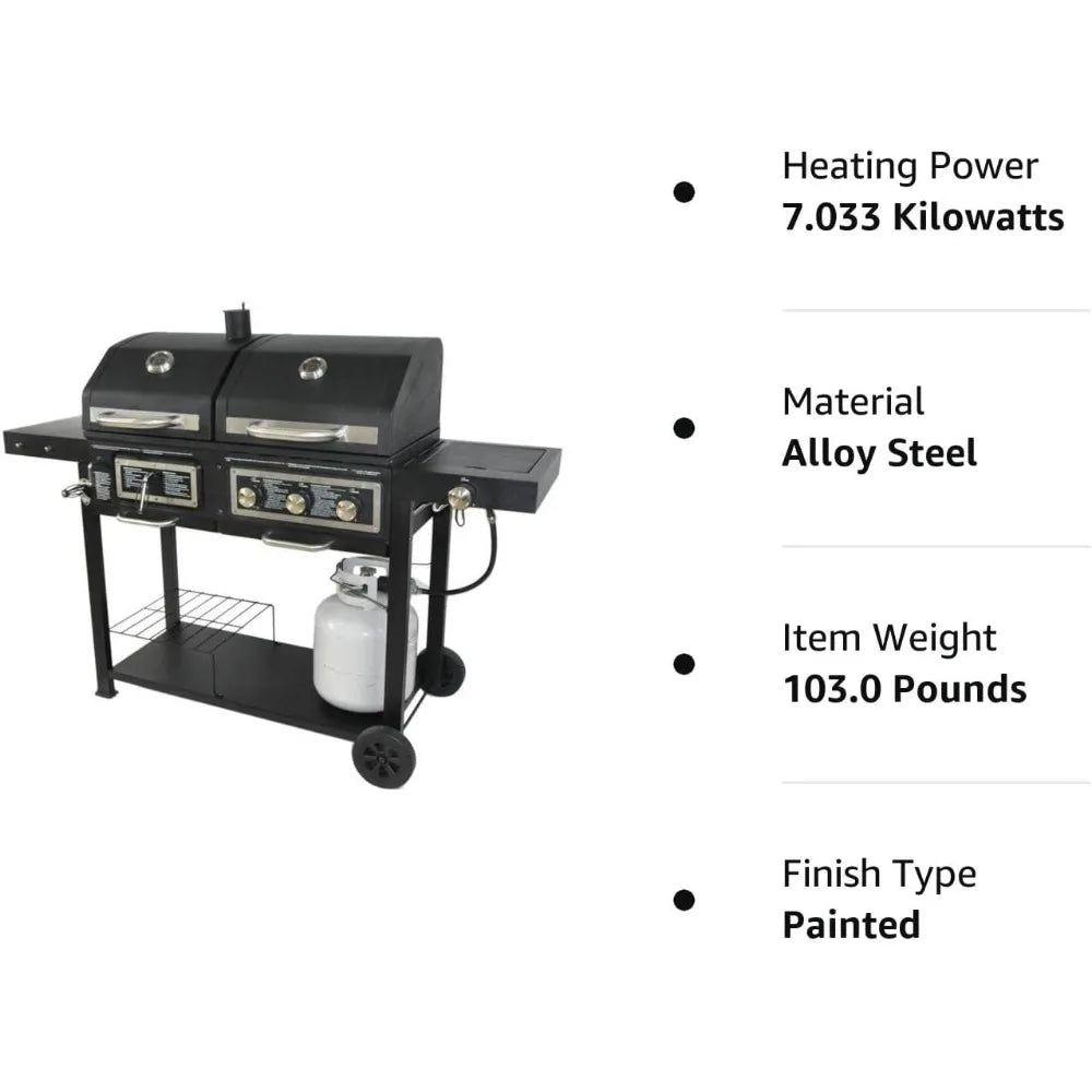 Dual Fuel Combination Charcoal/Gas Grill