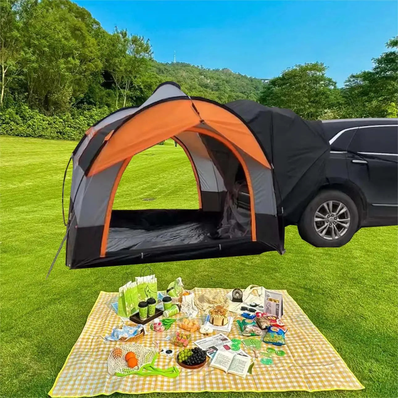 Car Tent, Tailgate Shade Awning Tent