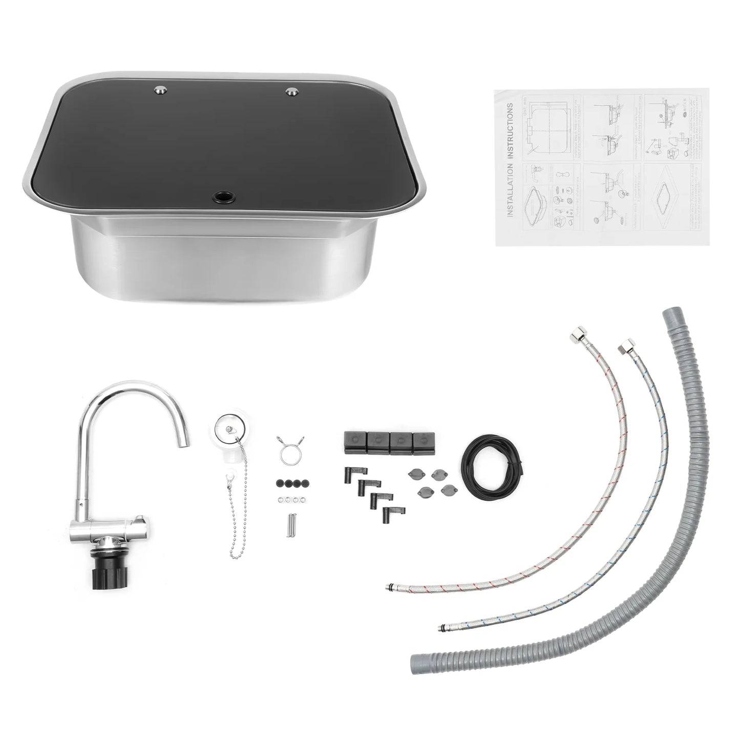 Single Bowl RV Caravan Sink